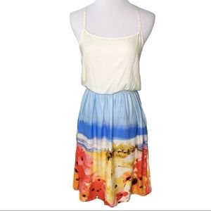 Bar III Sleeveless Lightweight Floral Pocket Dress